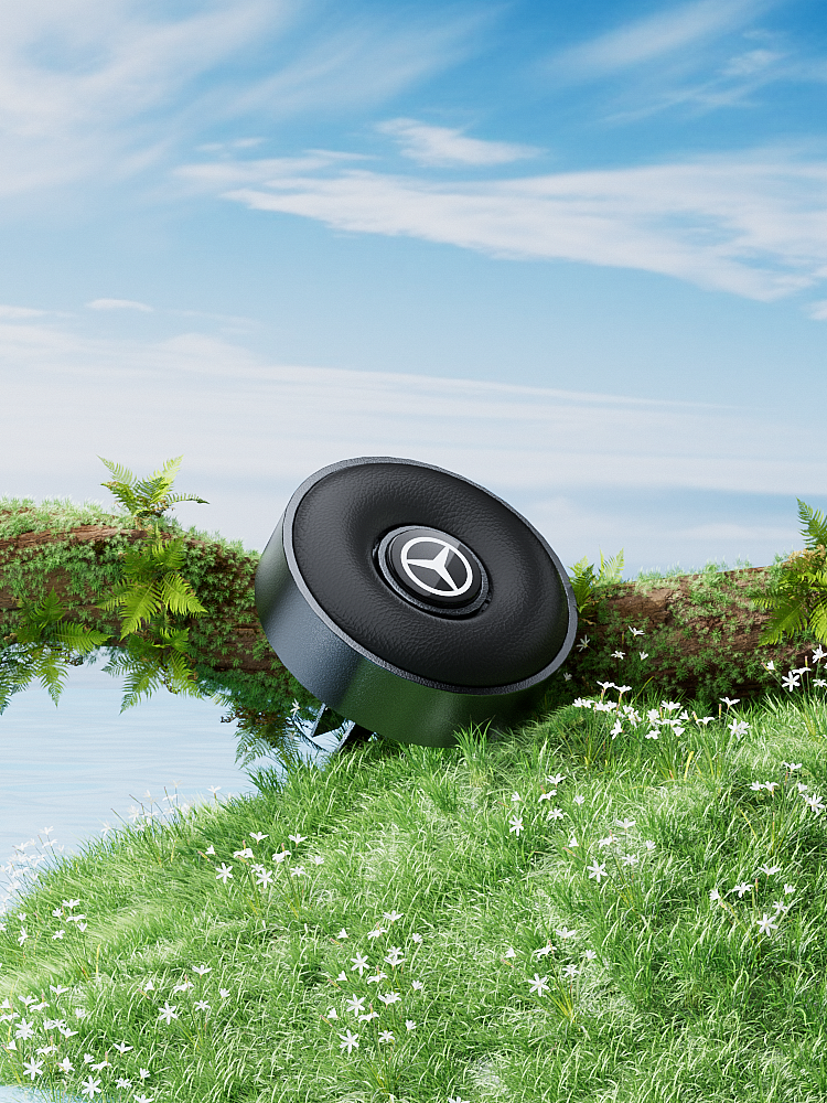 产品渲染--汽车香薰