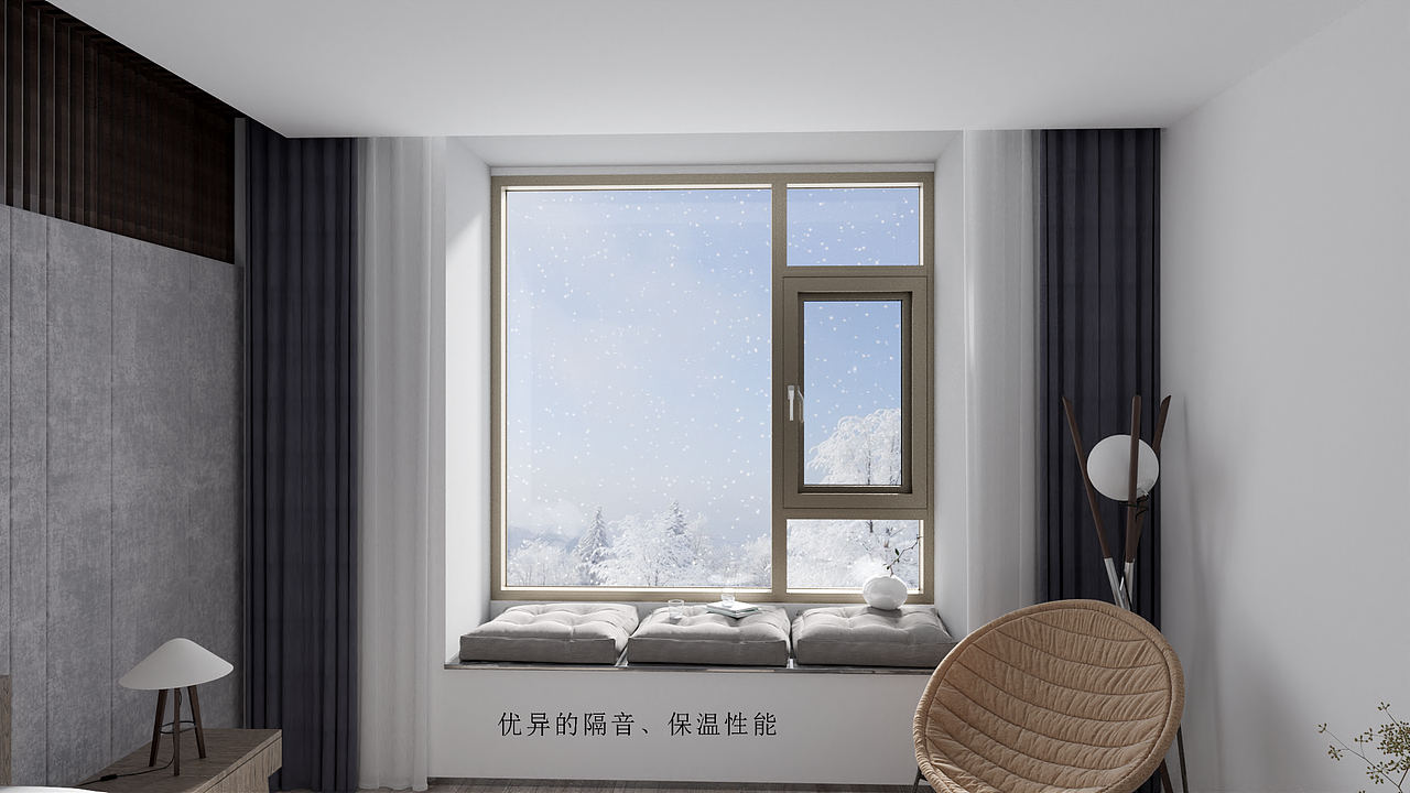 系统门窗120内外开