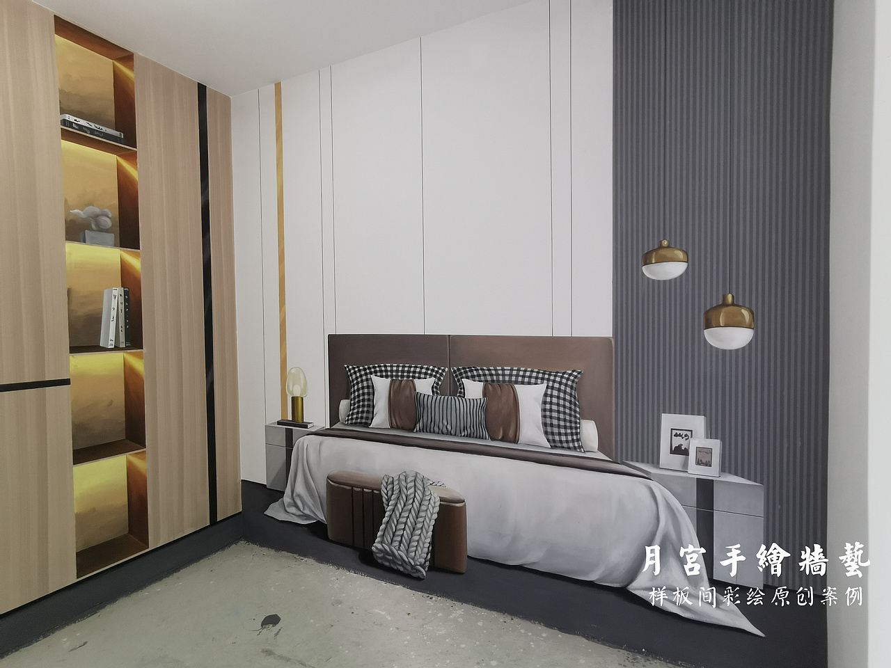 简直惊呆啦—球球老师带你看不一样的轻奢风样板间彩绘（图ZMzQ4NTkzNTYw） - 新锐潮流插画 - 站酷设计师郑州月宫手绘原创素材 - 站酷ZCOOL