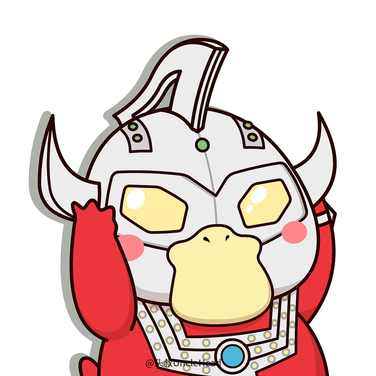 鸭鸭头像之奥特曼篇2488可达鸭系列头像葫芦娃篇338喜欢ta的作品吗?