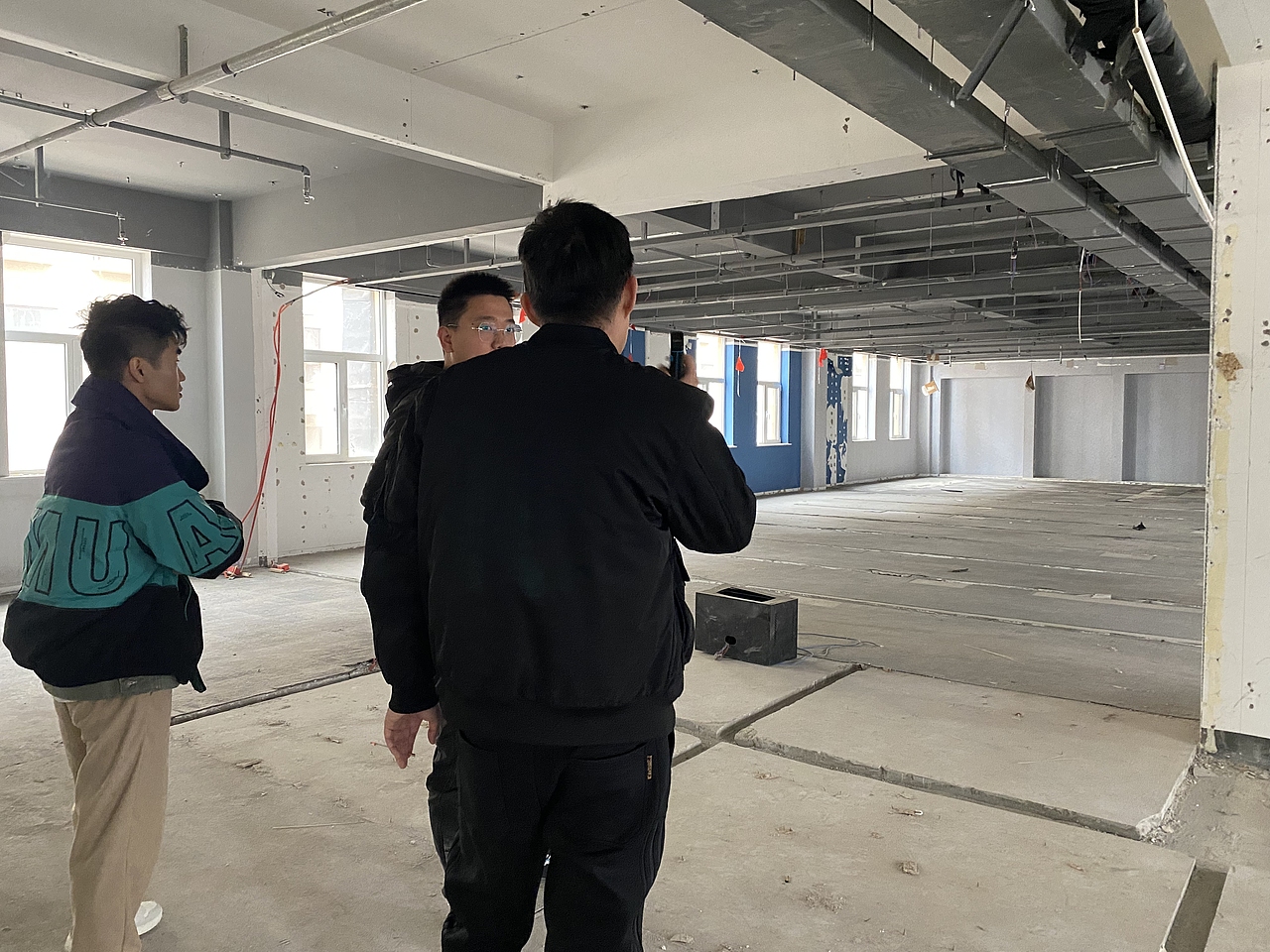 银川装修公司|银川钏拾叁茶馆装修设计项目工地量尺（图ZMzY3MTc3MDM2） - 商业空间设计 - 站酷设计师宁夏镹臻工装原创素材 - 站酷ZCOOL