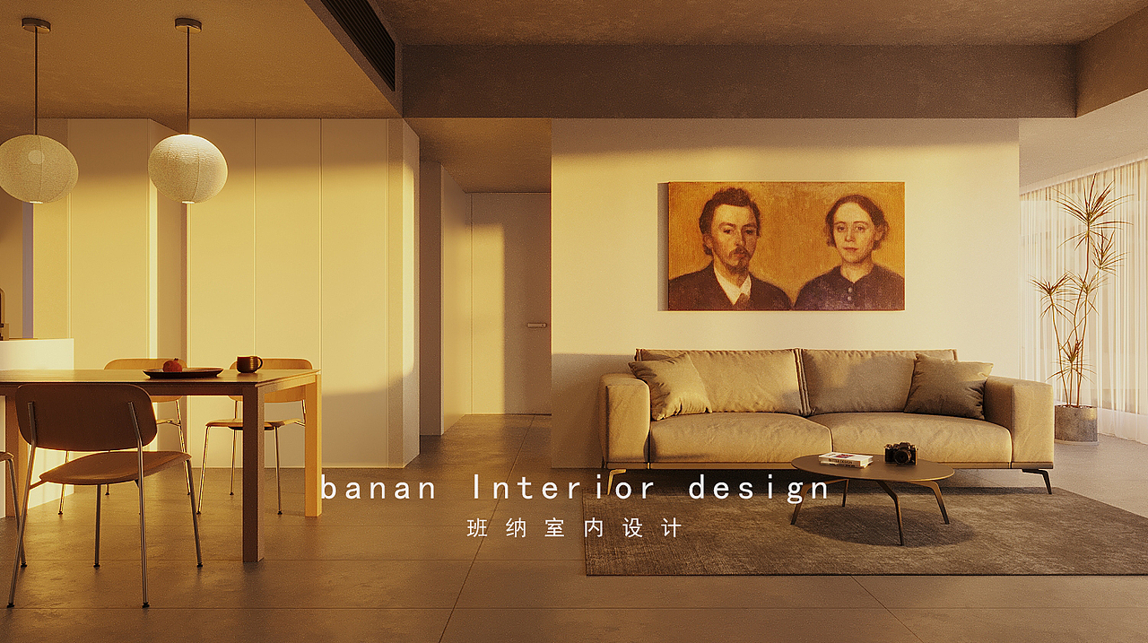 白色小公寓渲染（图ZMzI3NjQwMjU2） - 家装设计 - 站酷设计师班纳室内设计原创素材 - 站酷ZCOOL