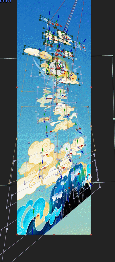 《迪拜塔楼宇灯光秀》逐帧结合MG动画——安戈力文化
