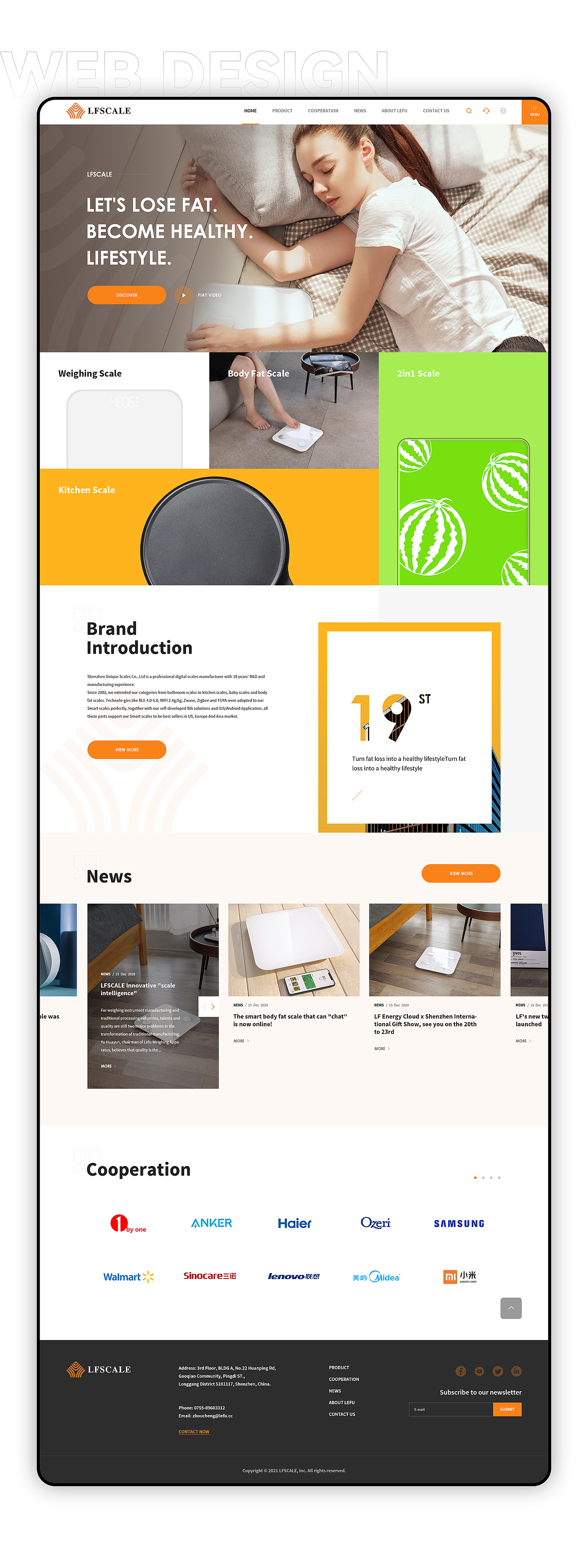 深圳市乐福衡器有限公司英文站（图ZMzAwNTEzNDk2） - 企业官网 - 站酷设计师熊的咖啡豆原创素材 - 站酷ZCOOL