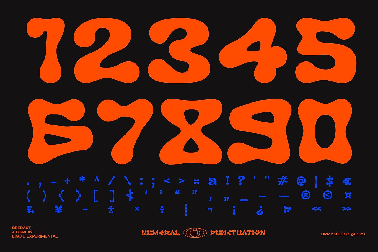 潮流街头酸性抽象艺术液体文创潮牌海报标题英文字体（图ZMzU4NjczMDIw） - 字体/字形 - 站酷设计师最西文集原创素材 - 站酷ZCOOL