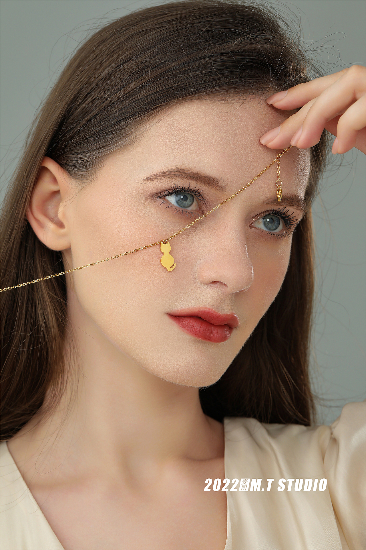 亚马逊饰品耳钉戒指项链手链杂乱合集静物图模特图