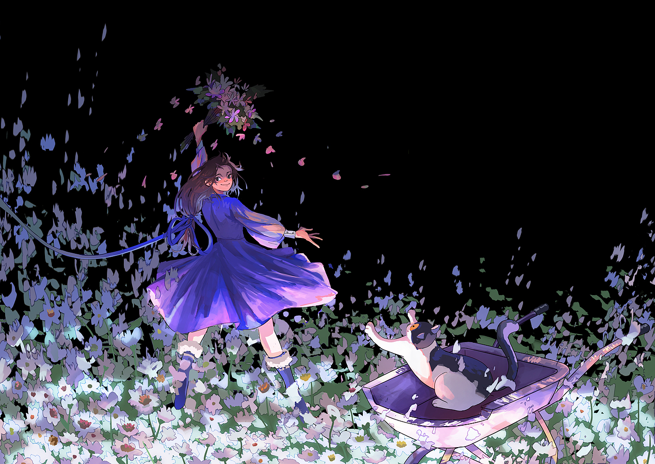 花花世界（圖ZMzM0NTgyNTg4） - 創(chuàng)作習(xí)作 - 站酷設(shè)計(jì)師莫小墨momo原創(chuàng)素材 - 站酷ZCOOL