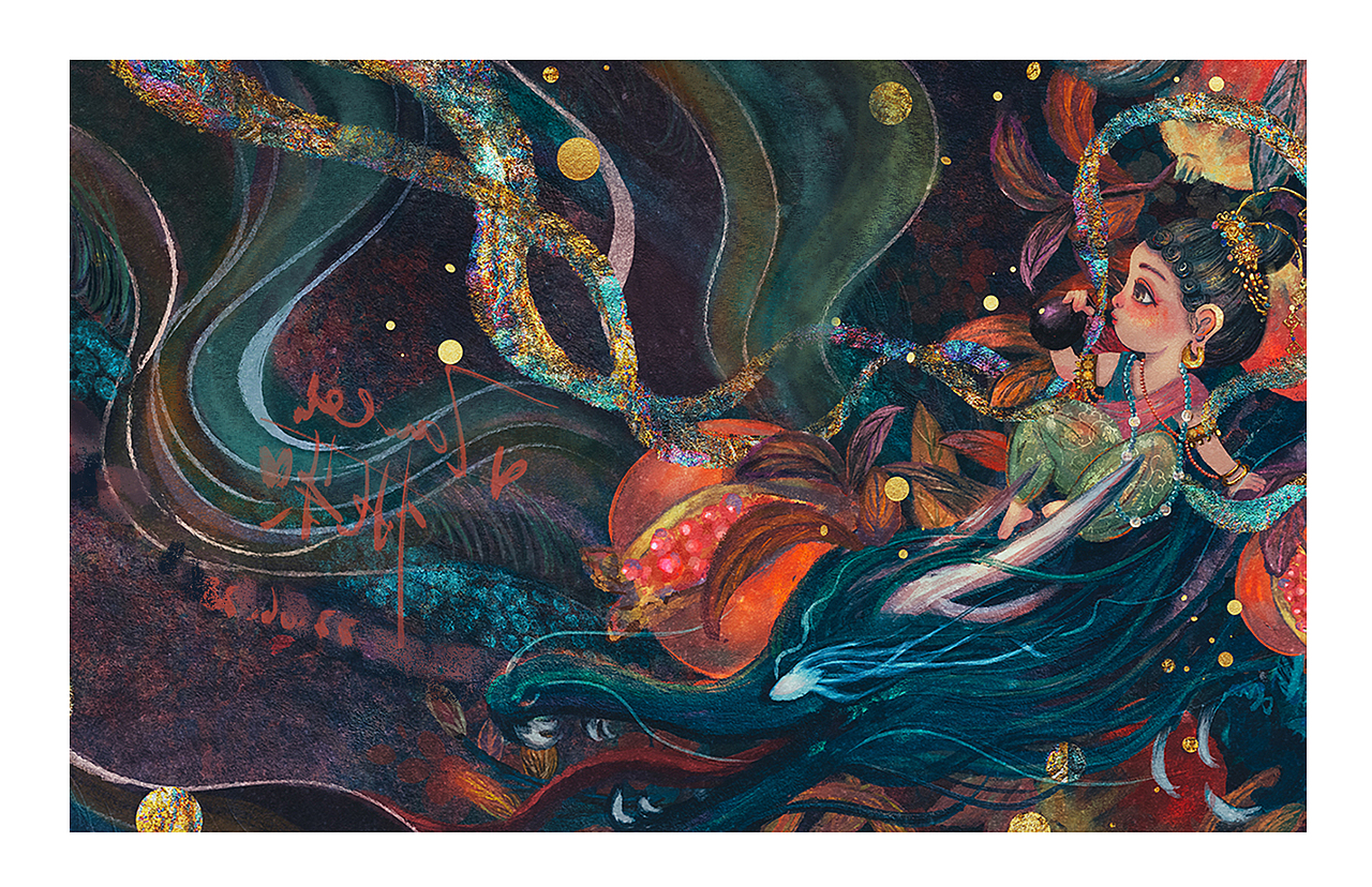 新年多巴胺小神仙岩彩贺春图(整理)(图ZMzUzNTc4MTc2) - 儿童插画 - 站酷设计师桃柒TaoQi77原创素材 - 站酷ZCOOL