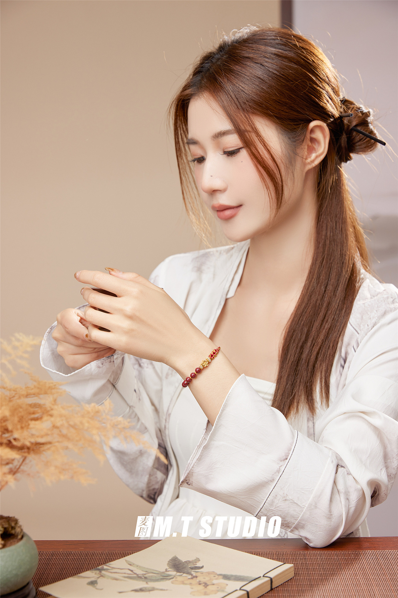 古风手串项链珠宝佛珠拍摄