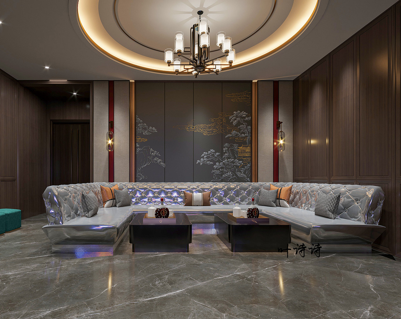 商业空间|商业会所KTV设计（图ZMzU4NDAzNzU2） - 商业空间设计 - 站酷设计师诗诗18156079928原创素材 - 站酷ZCOOL
