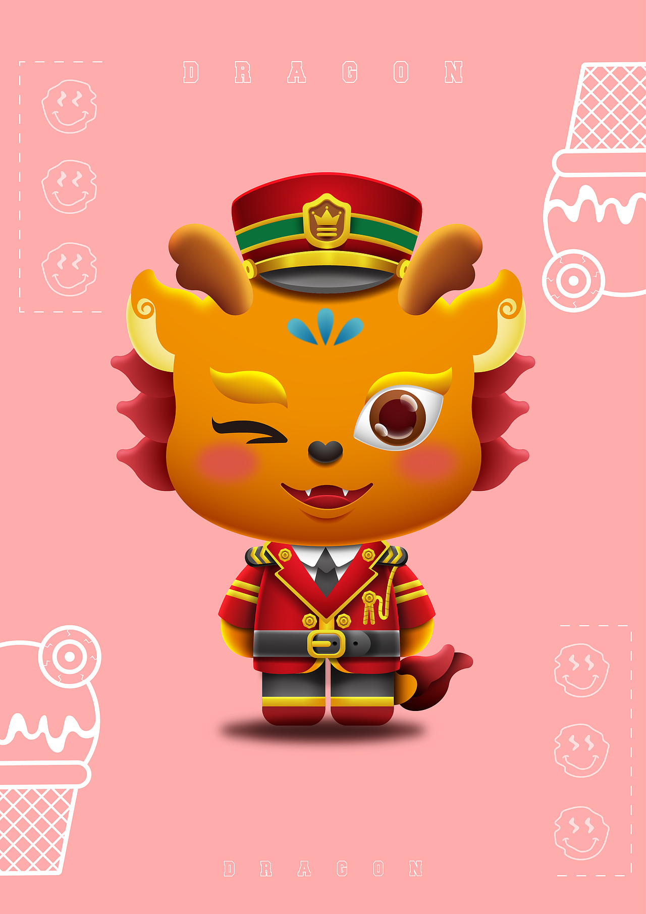 喷喷龙 | 潮流吉祥物 龙ip形象设计