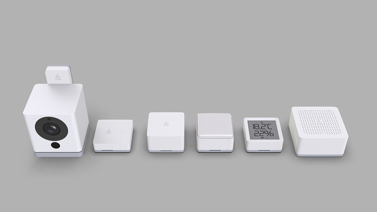 华来智能家居传感器套装-产品设计/体验策略/智能家居（图ZMzA4Mzk3MTgw） - 电子产品 - 站酷设计师洛可可咨询设计原创素材 - 站酷ZCOOL