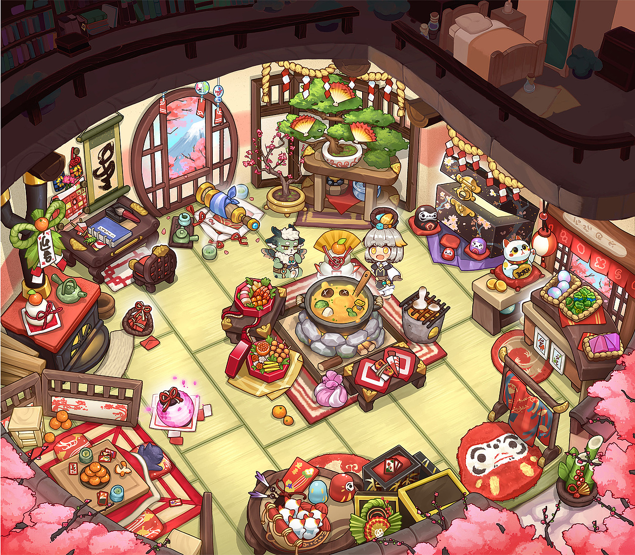 《诺弗兰物语》 Q版家具场景展示（图ZMzQ5MDk2OTQ0） - 游戏原画 - 站酷设计师QFF要早睡原创素材 - 站酷ZCOOL