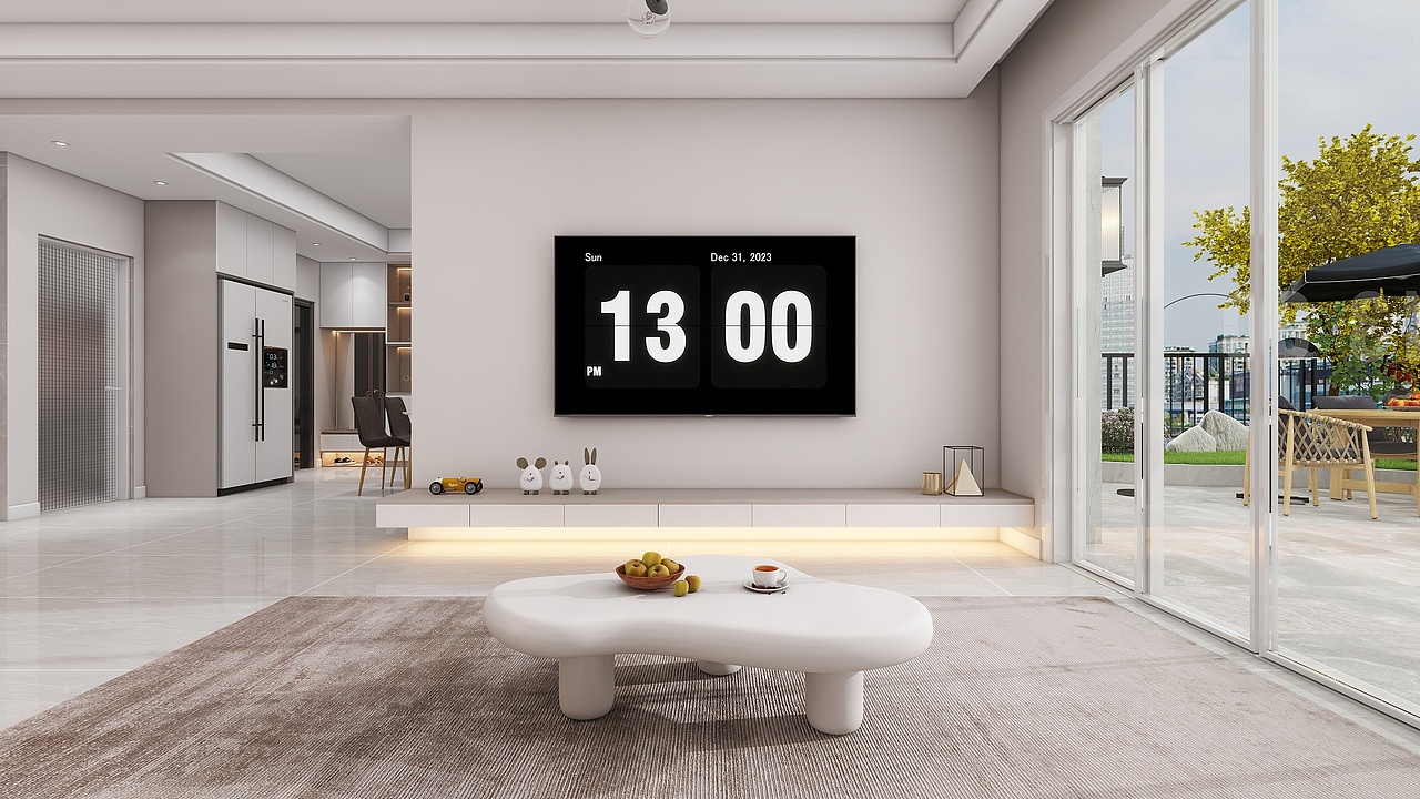 四川眉山通威城市森林花园(149平方现代简约三居室)