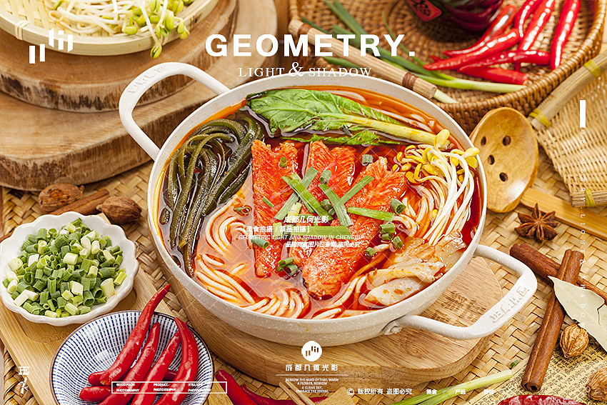 成都米线拍摄正南柒百三鲜米线小吃菜品拍摄美食摄影