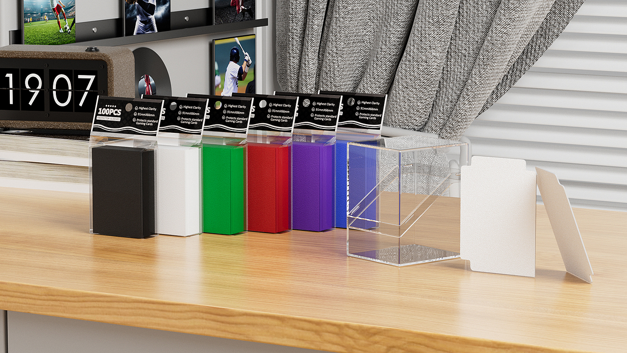 透明卡盒动画 C4D建模 OC渲染