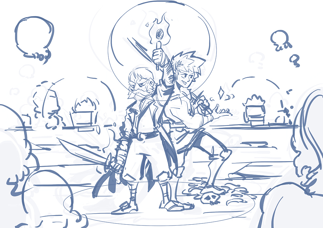 Teamwork.（圖ZMzY1Nzc3MTky） - 單幅漫畫(huà) - 站酷設(shè)計(jì)師skysunnymq原創(chuàng)素材 - 站酷ZCOOL