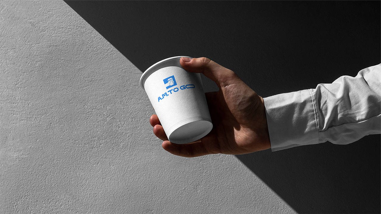 A.M. TO GO 咖啡店品牌、VI设计(图ZMzUyMTExNDgw) - 品牌 - 站酷设计师张凯旋_原创素材 - 站酷ZCOOL