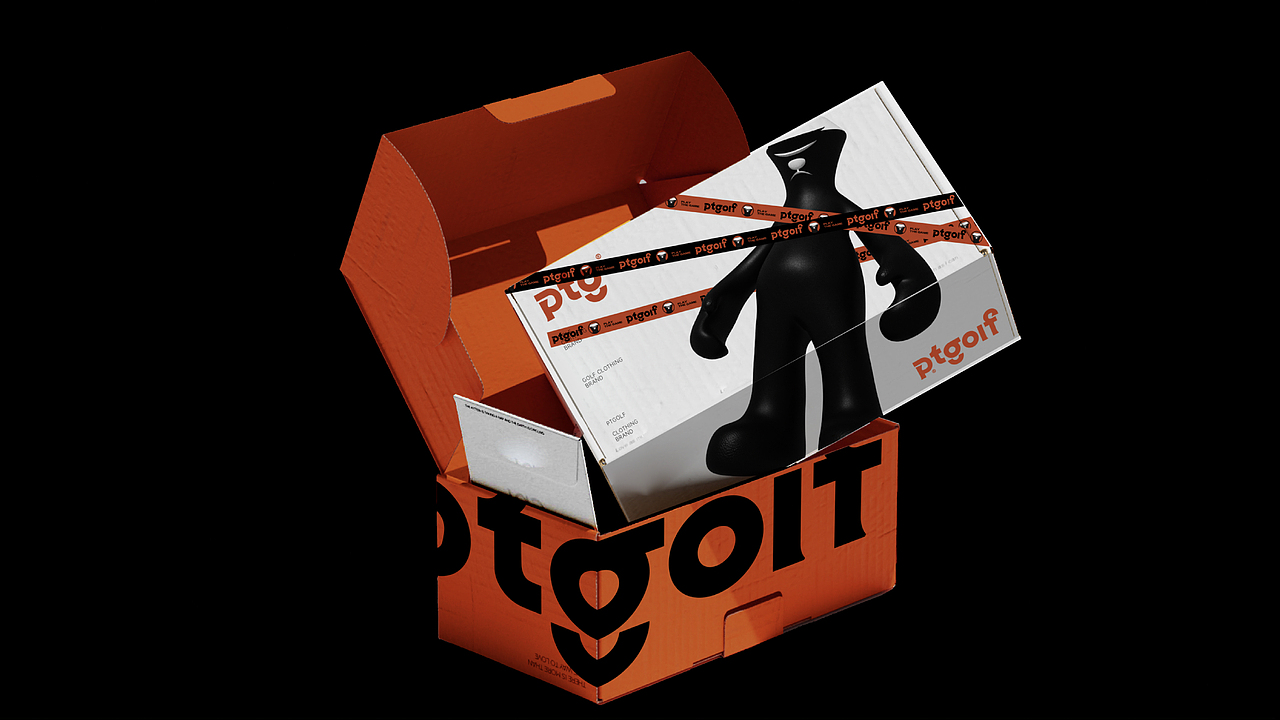 潮流风格高尔夫品类-品牌视觉+IP形象设计