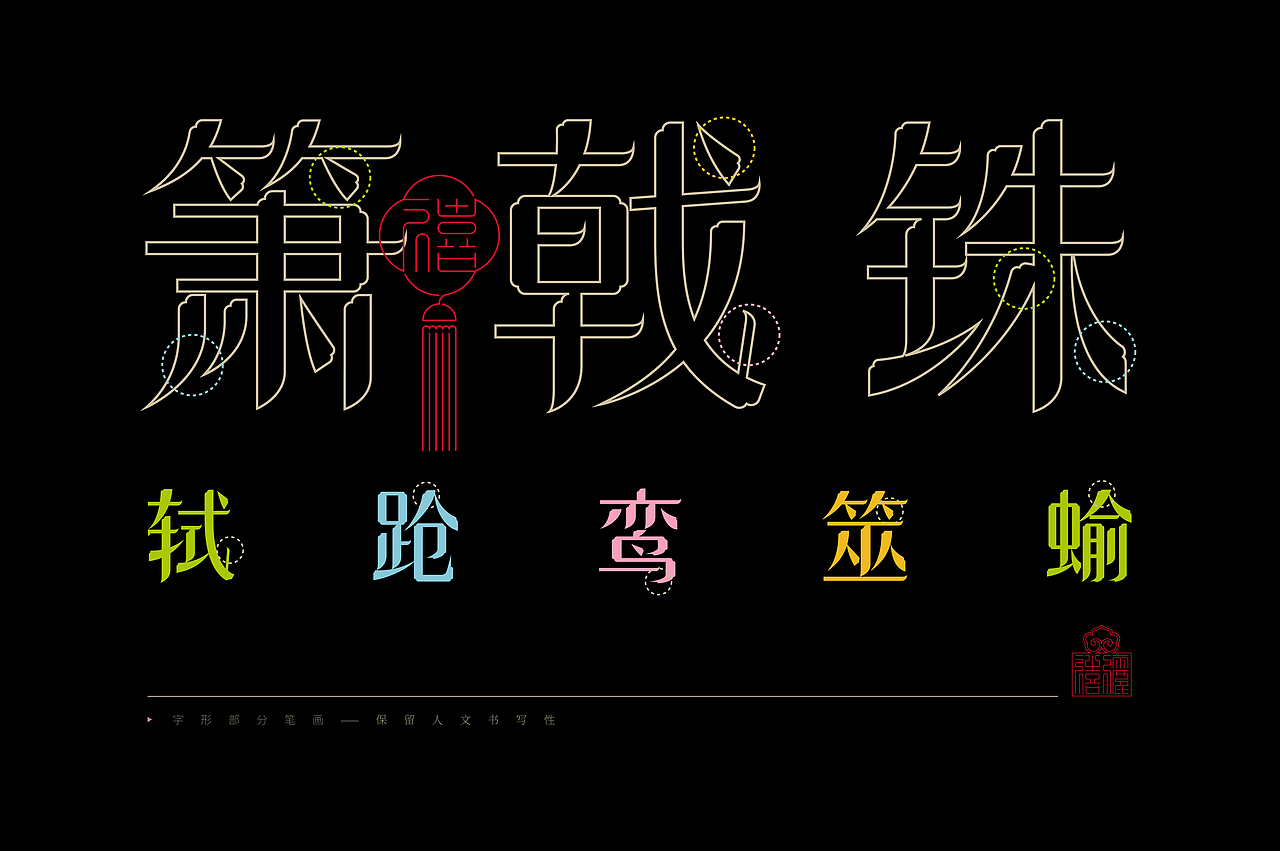 《“禧俪体”字库延展应用—馔御轩果味生鲜包装设计》(图ZMzM5MjQ4MDI4) - 字体/字形 - 站酷设计师创意仔仔原创素材 - 站酷ZCOOL