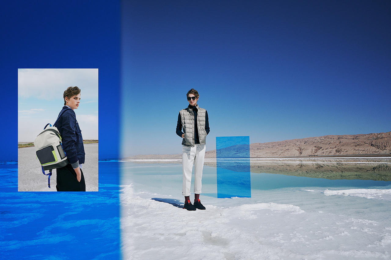 冬日盐湖|鞋子品牌拍摄案例
