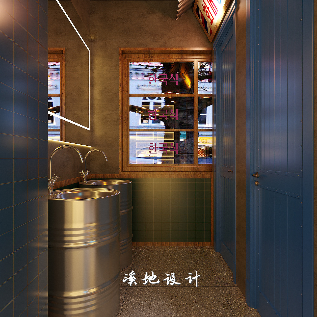 韩国烤肉料理店设计