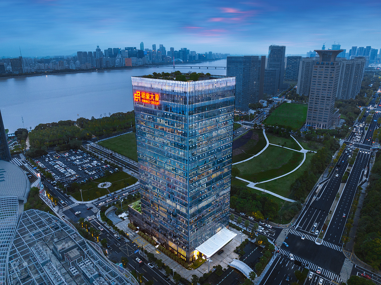 杭州明豪大厦商务楼（图ZMzI0NzAzMjA0） - 环境/建筑摄影 - 站酷设计师疯筝1978原创素材 - 站酷ZCOOL