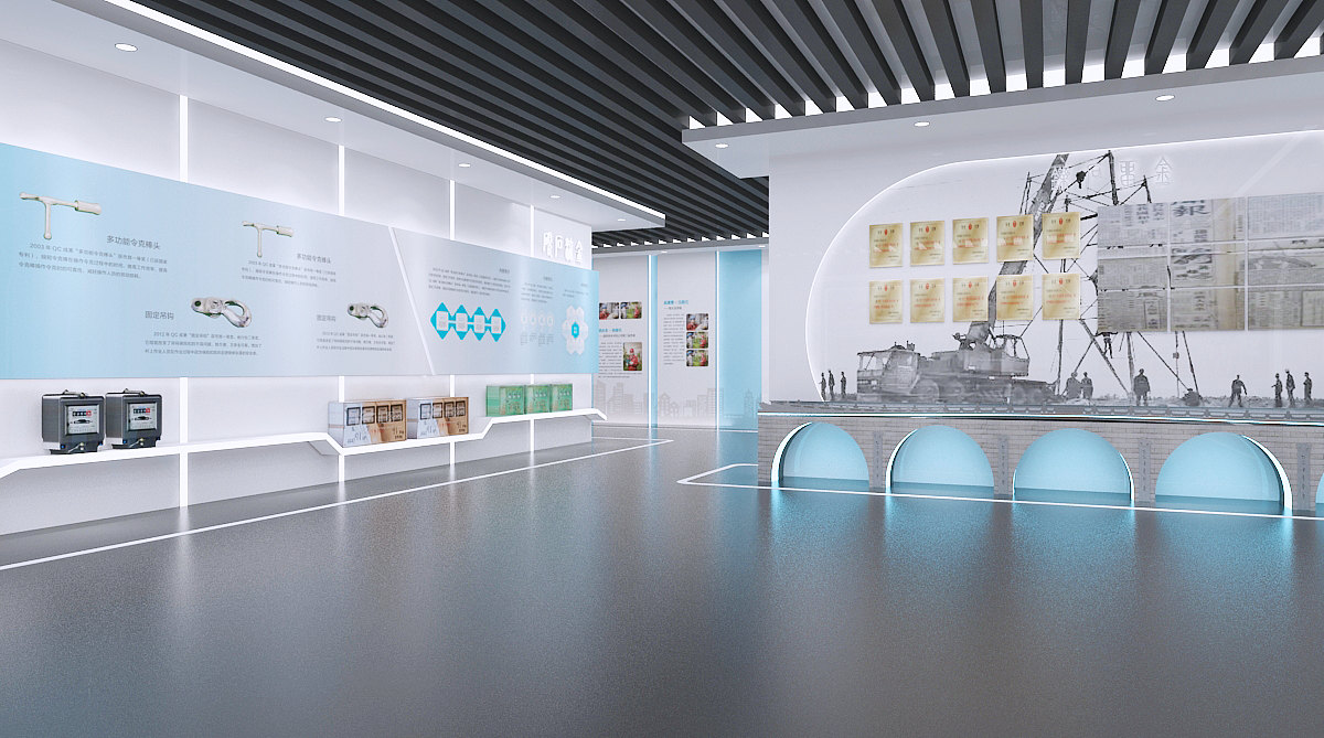 电力劳模展厅现代风白色系（图ZMzEwNzE5Nzgw） - 场景 - 站酷设计师治术艺空原创素材 - 站酷ZCOOL