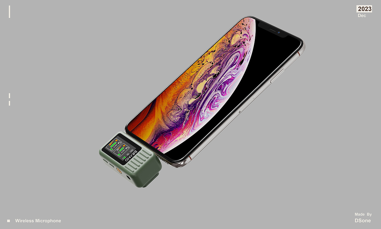 无线领夹麦克风设计（图ZMzYxOTQ1MTg0） - 电子产品 - 站酷设计师DSone原创素材 - 站酷ZCOOL