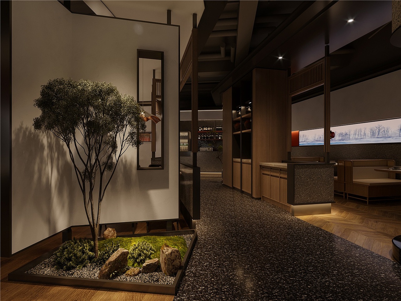 中餐厅（图ZMzU4NzEwMDYw） - 酒店餐饮设计 - 站酷设计师FAS法师原创素材 - 站酷ZCOOL