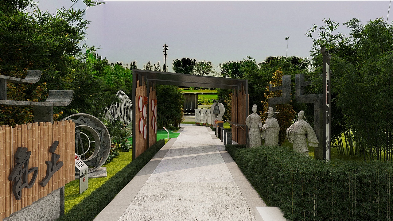 某社区廉洁走廊（清风小径）