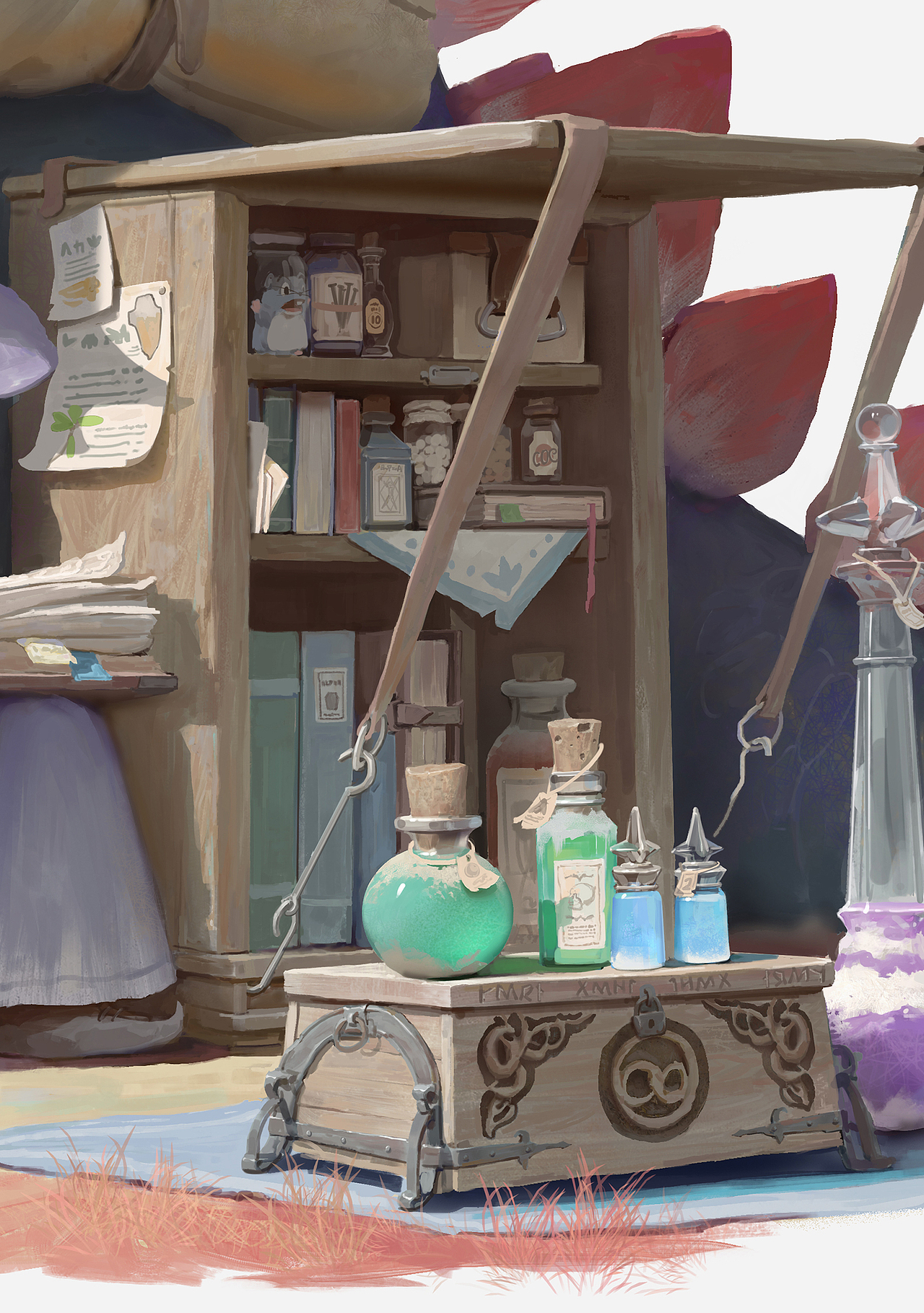 场景老师陈克凡新图分享《剑龙的魔法屋》