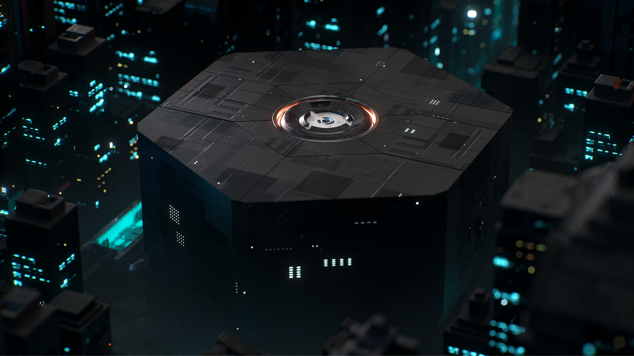 奥诺算力 - 科技芯片3D概念动画设计