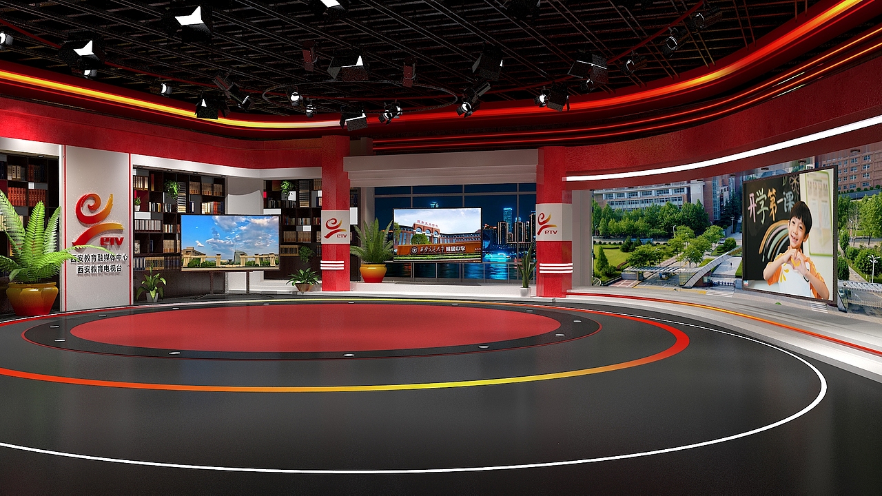 电视台演播室场景定制