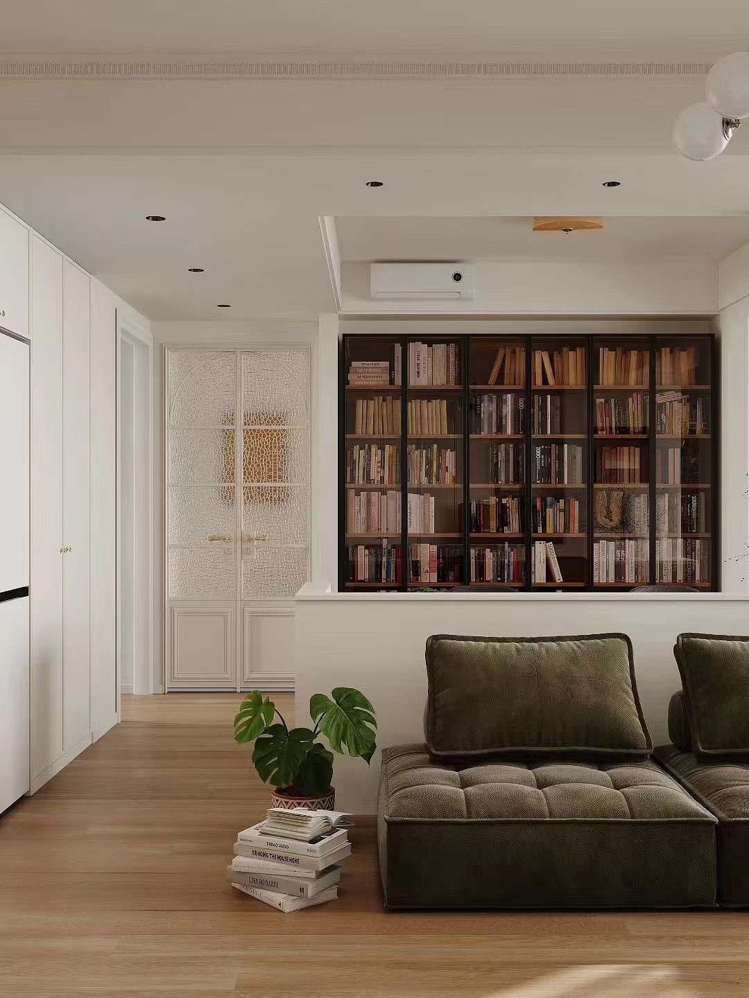 现代设计线条简约流畅，色彩对比强烈