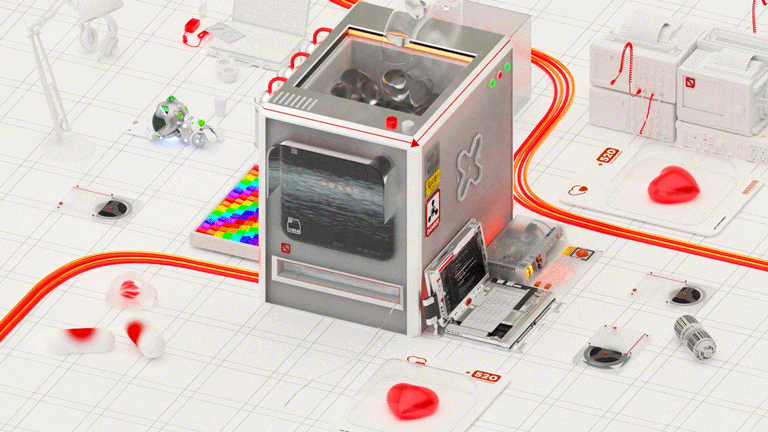 X-LAB 520 😏网络情人节😏 视觉主KV（图ZMzAxNTUxNjgw） - 其他三维 - 站酷设计师Blue贝鲁原创素材 - 站酷ZCOOL