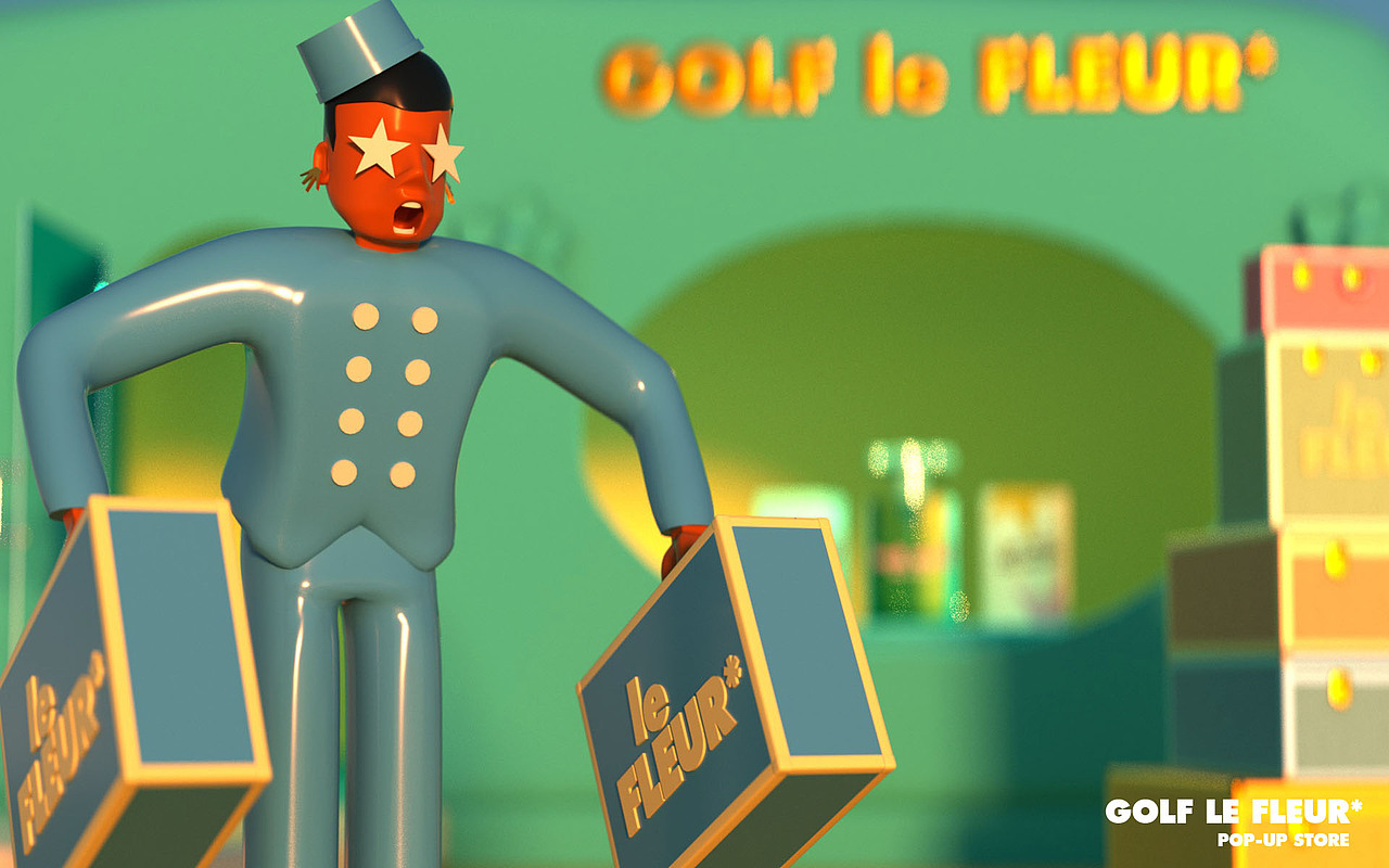 GOLF le FLEUR* POP-UP STORE 泰勒山顶快闪店（图ZMjk3MjE2MzQw） - 建筑/空间 - 站酷设计师陳艾倫原创素材 - 站酷ZCOOL