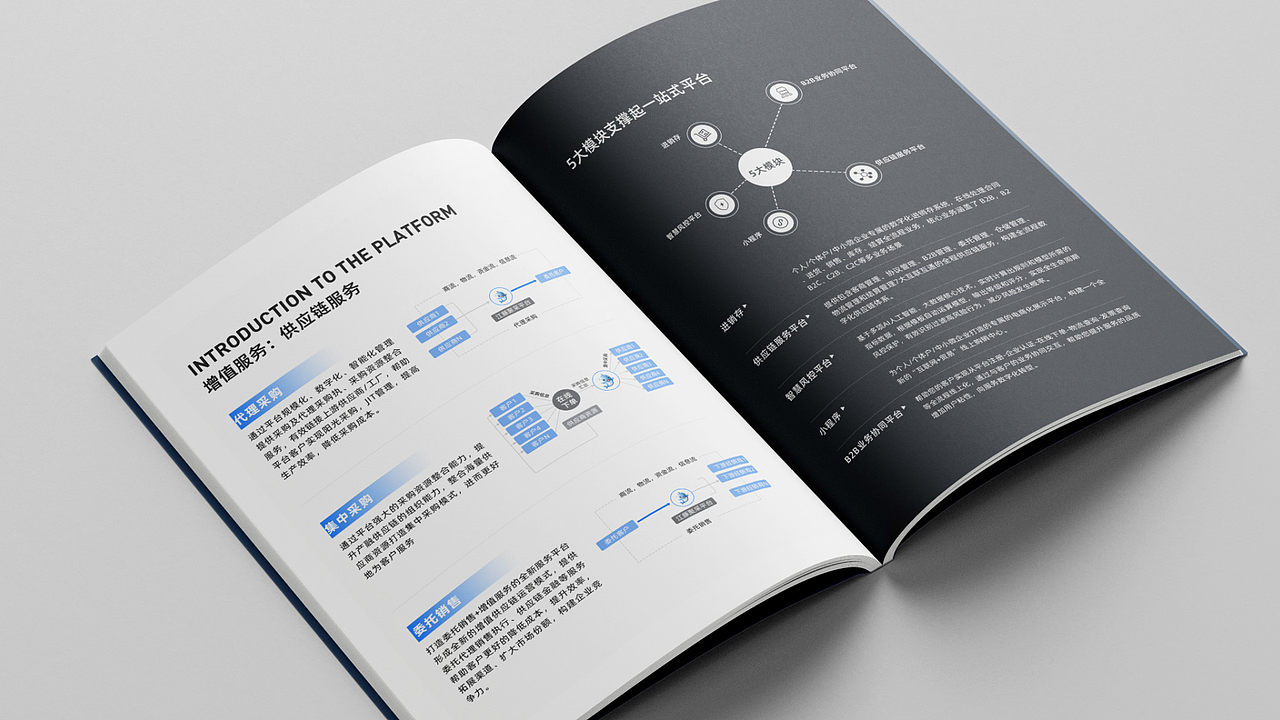 平面画册-物润SaaS业务 撮合业务宣传画册