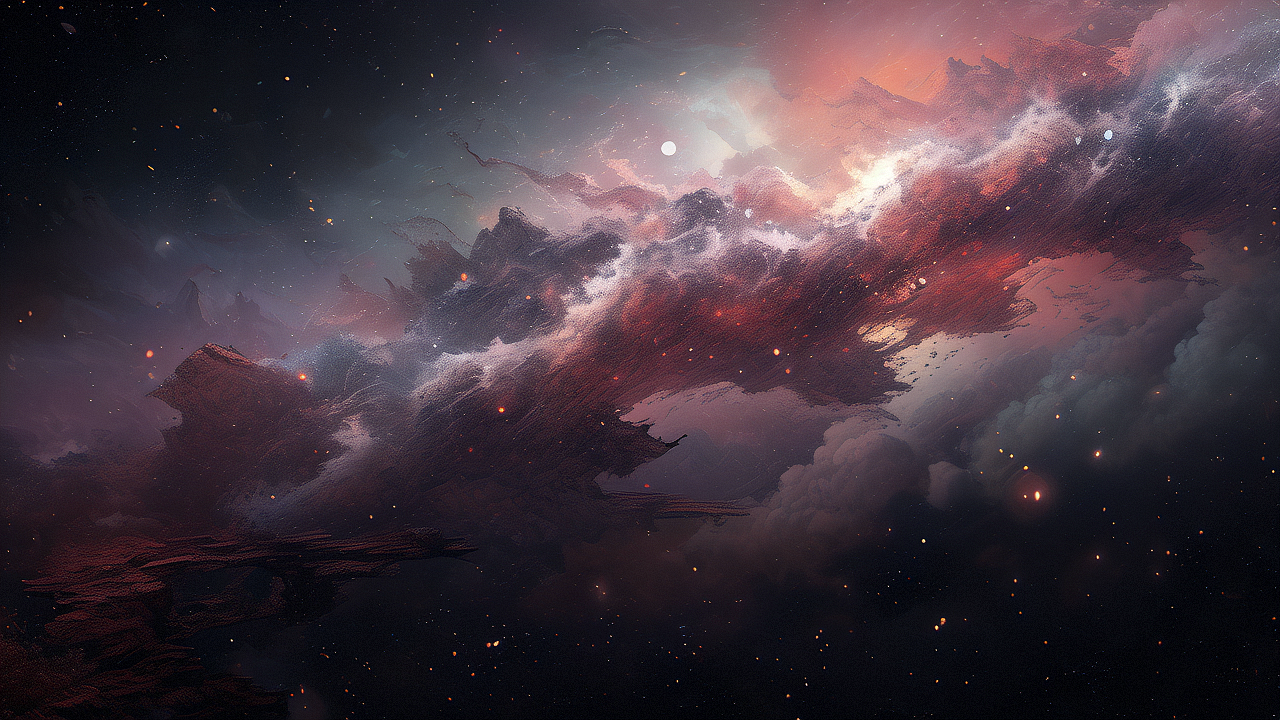 绚丽多彩的艺术概念图