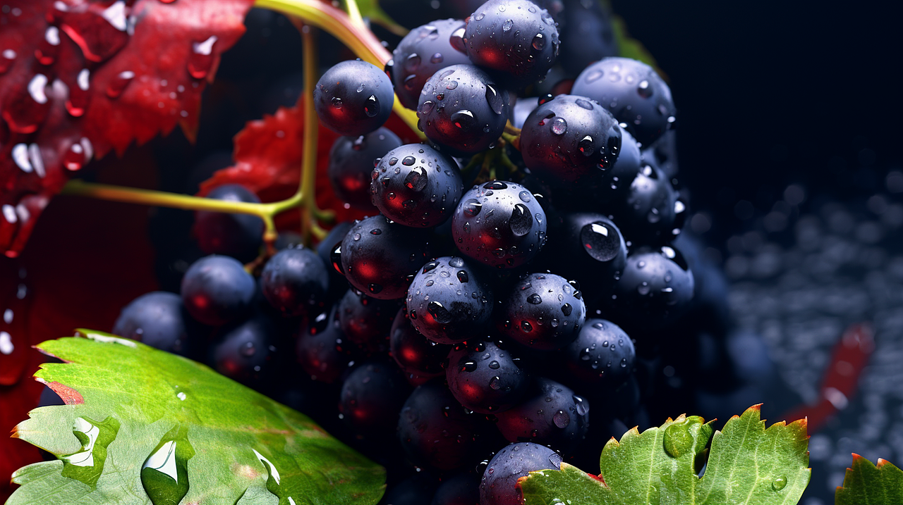 水果系列之葡萄(midjourney生成)