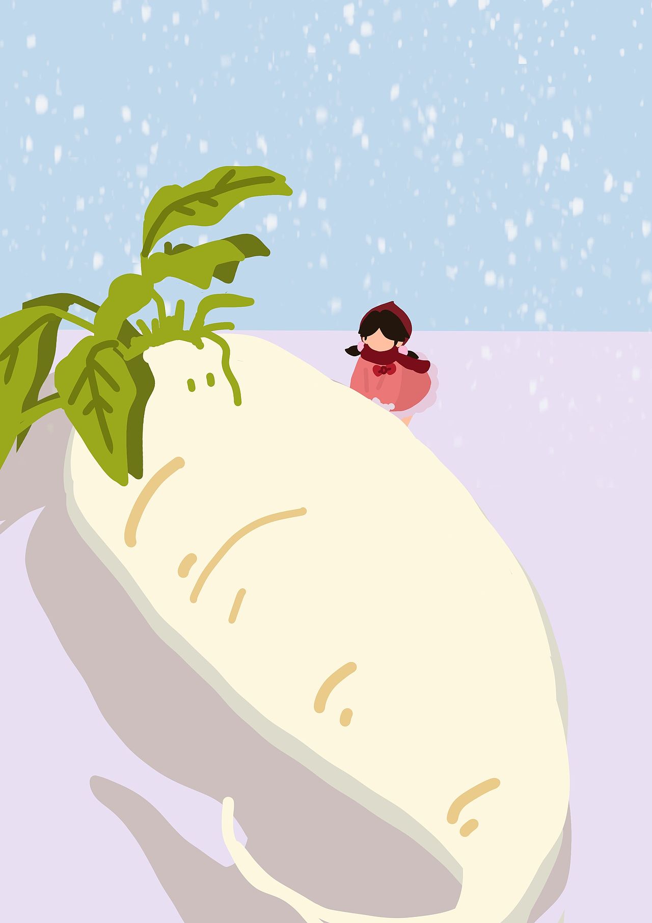 二十四节气儿童插画