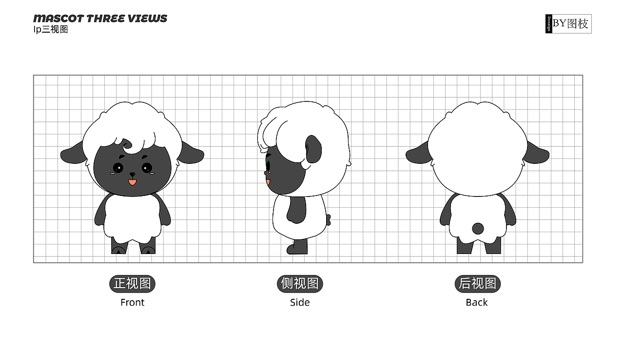 黑羊多乐IP卡通吉祥物设计