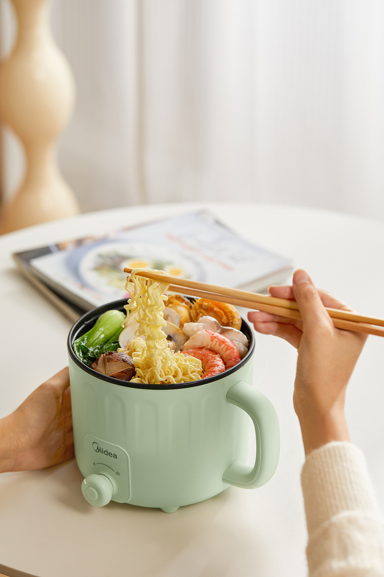 家电摄影 | 小家电-云朵小煮锅*主图详情 | Midea