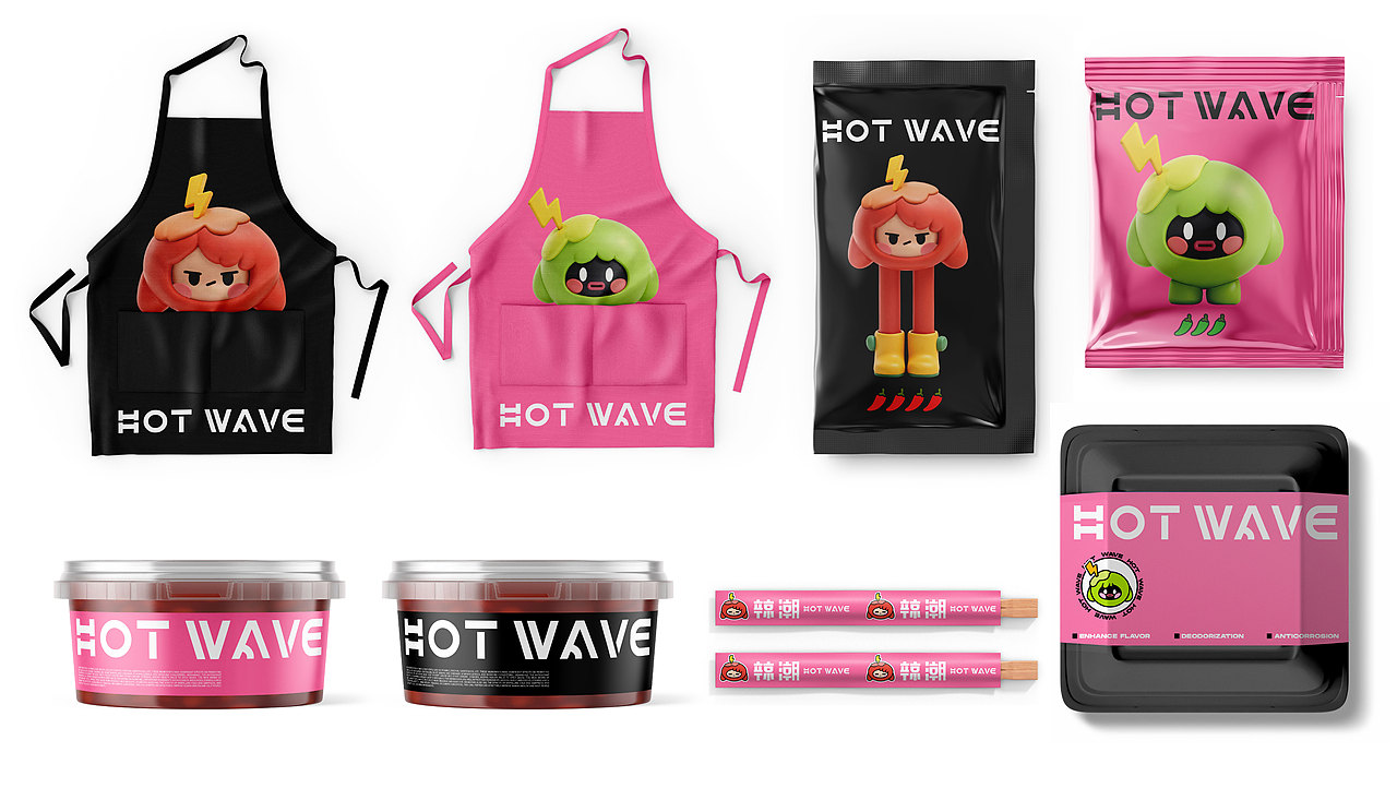 辣潮 HOT WAVE | 辣椒酱品牌全案设计 | IP
