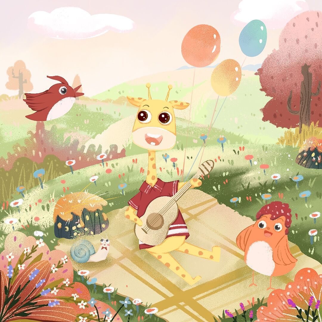 儿童插画小合集（图ZMzM0NjA1MjE2） - 创作习作 - 站酷设计师绵绵_yang原创素材 - 站酷ZCOOL