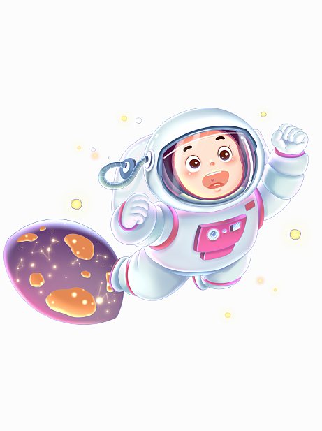 宇航员航天员航空人物ip立体形象手绘【此版权已卖出】