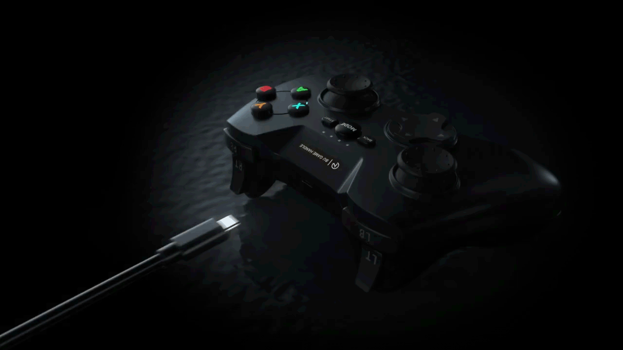 C4D三维产品动画《游戏手柄》