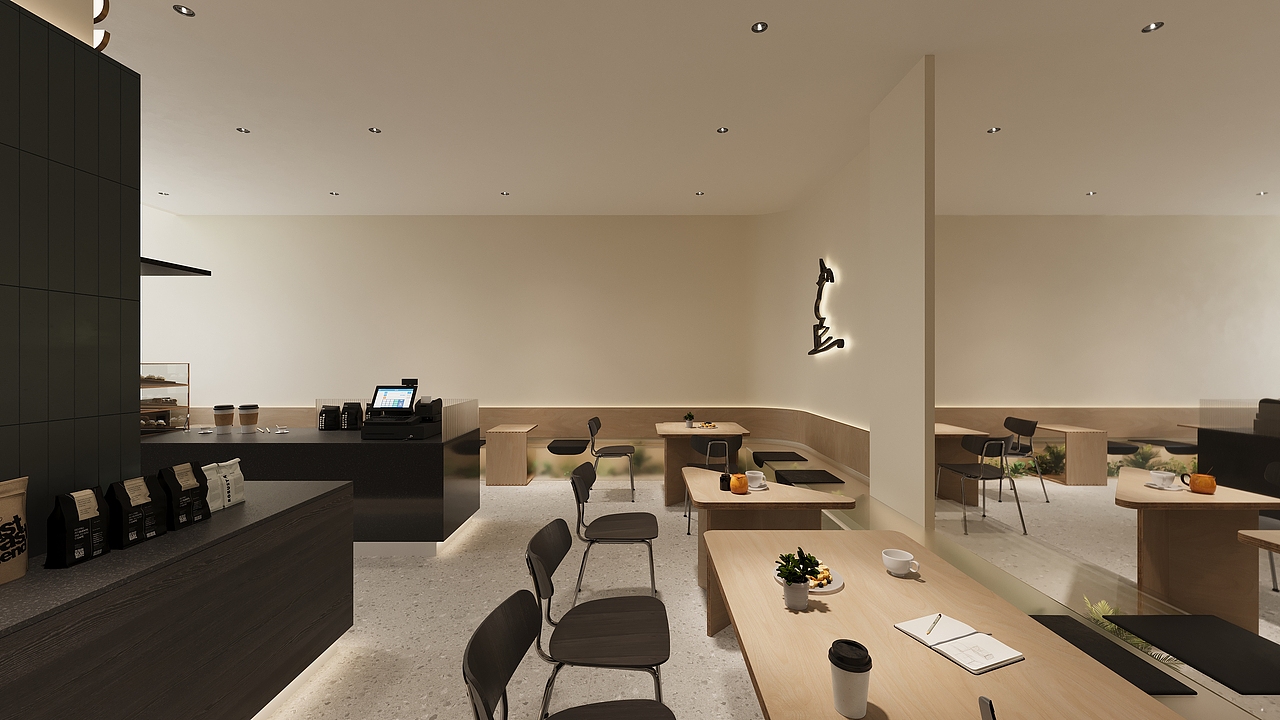 甜品店方案渲染