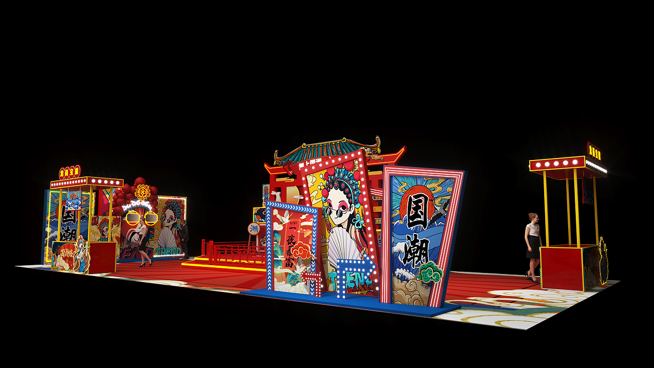 2022深圳龙岗宝能中秋美陈（图ZMzE1OTQwNDY0） - 舞台美术 - 站酷设计师庸人自扰Q原创素材 - 站酷ZCOOL