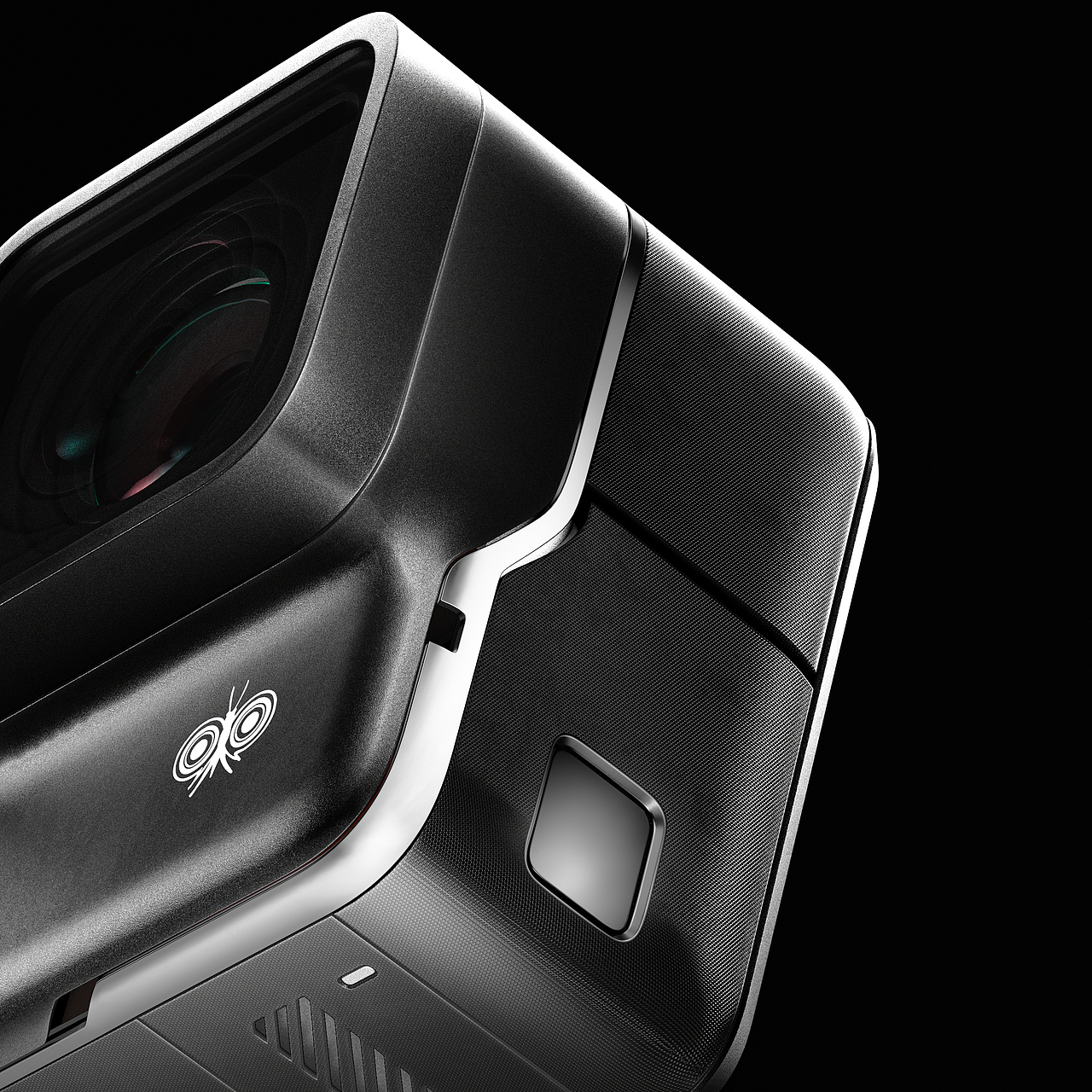 露营手持风扇渲染图